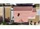 Bird's-eye view of the home highlighting its roof, backyard layout, and overall property structure at 6509 Old Oxford Ave, Las Vegas, NV 89108