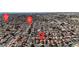 Expansive aerial view of a residential neighborhood in Las Vegas, featuring well-maintained homes and streets at 6509 Old Oxford Ave, Las Vegas, NV 89108