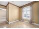 Bright bedroom featuring a window with curtains and neutral tones at 9000 Las Vegas Blvd # 2243, Las Vegas, NV 89123