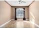 Bedroom with window and curtains, neutral paint and tile floor at 9000 Las Vegas Blvd # 2243, Las Vegas, NV 89123