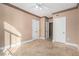 Neutral bedroom with tile floor, baseboards and crown moulding at 9000 Las Vegas Blvd # 2243, Las Vegas, NV 89123