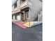 Exterior shot of the condo showing attached garage and stairs to the front door at , Las Vegas, NV 89118