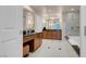 Spacious bathroom with vanity and large mirror at 125 E Harmon Ave # 2220, Las Vegas, NV 89109