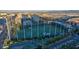 A full view of Topgolf, an entertainment complex with a driving range at 125 E Harmon Ave # 2220, Las Vegas, NV 89109