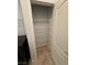 Hall closet with shelving offers convenient storage solutions at 1725 Queen Victoria St # 103, Las Vegas, NV 89144