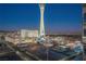 Breathtaking high-rise views of the STRAT Tower and vibrant cityscape of Las Vegas at 200 W Sahara Ave # 1810, Las Vegas, NV 89102