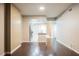 A contemporary kitchen with stainless steel appliances and a large island sink at 200 W Sahara Ave # 1810, Las Vegas, NV 89102