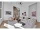 Stylish living area featuring modern decor, large windows, and comfortable seating at 2160 Pueblo Cir, Las Vegas, NV 89169