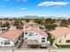 Features a patio with a gazebo, a relaxing hot tub, and mature trees that add to the private backyard at 2908 Reef Bay Ln, Las Vegas, NV 89128