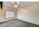 Bright bedroom with window and carpet at 3015 Duneville St, Las Vegas, NV 89146