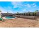 Large backyard featuring a refreshing pool and expansive outdoor space at 3661 Margarita Way, Las Vegas, NV 89103