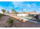 Expansive backyard with a pool, offering plenty of room for outdoor activities at 3661 Margarita Way, Las Vegas, NV 89103