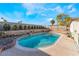 Sparkling pool surrounded by lush landscaping, perfect for hot days at 3661 Margarita Way, Las Vegas, NV 89103