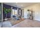 Cozy dining area with stylish decor, including a modern table set and views of the backyard at 494 Copper Falcon Ave, Henderson, NV 89011