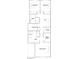 Detailed floorplan showcasing the layout of the upper floor at 600 N Carriage Hill Dr # 1019, Las Vegas, NV 89138