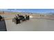 This home includes a spacious roof deck with stylish outdoor seating and incredible views at 7953 Mountain Lilac St, Las Vegas, NV 89113