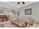 Comfortable living space with a view into the kitchen, modern decor and plenty of room for entertaining at 10550 W Alexander Rd # 2064, Las Vegas, NV 89129