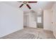 This room features neutral carpet, two closets, and a window at 1129 Paradise Vista Dr, Henderson, NV 89002