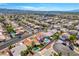 Aerial view showcasing a well-planned suburban community with lush greenery and inviting pools at 1142 Teal Point Dr, Henderson, NV 89074