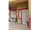 Covered patio with outdoor seating area and view of the yard at 1286 N Sloan Ln, Las Vegas, NV 89110