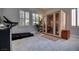 Bright workout space featuring a modern sauna and high-end treadmill at 129 Chateau Whistler Ct, Las Vegas, NV 89148