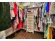 Spacious walk-in closet with abundant hanging storage and a stylish dresser at 129 Chateau Whistler Ct, Las Vegas, NV 89148