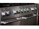 Stainless steel stove with multiple burners and knobs at 1309 Reisling Ct, Las Vegas, NV 89144