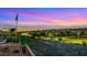 Scenic city views from this property offer a stunning backdrop of the city skyline at sunset at 1960 Oliver Springs St, Henderson, NV 89052