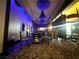 Intimate dining room with unique chandeliers, comfortable seating, and stylish decor at 211 E Flamingo Rd # 1012, Las Vegas, NV 89169