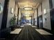Sophisticated hallway with decorative lighting, elegant carpeting, and modern design at 211 E Flamingo Rd # 1012, Las Vegas, NV 89169