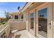 Cozy balcony area with seating and views at 2219 Rugged Mesa Dr, Laughlin, NV 89029