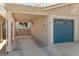 Home's carport offers covered parking and access to outdoor seating at 2219 Rugged Mesa Dr, Laughlin, NV 89029