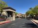 View of the Avalon community guard house, gate and surrounding landscape at 2900 Sunridge Heights Pkwy # 816, Henderson, NV 89052