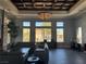 Resident lounge area with comfortable seating, fireplace, TV, and modern decor at 2900 Sunridge Heights Pkwy # 816, Henderson, NV 89052