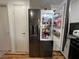 Stainless steel french door refrigerator with in-door ice and water dispenser at 3400 Cabana Dr # 1061, Las Vegas, NV 89122