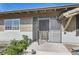 Inviting front entrance with decorative security door and well-maintained landscaping at 4347 S Mojave Rd, Las Vegas, NV 89121