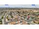 Aerial view of a neighborhood near the Las Vegas Strip and Downtown at 4394 El Campana Way, Las Vegas, NV 89121