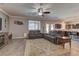 Bright living room featuring comfortable seating, and an open floor plan at 5629 Portage Lake Ct, Las Vegas, NV 89130