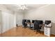 Home office space featuring laminate floors and natural light at 5855 Valley Dr # 1080, North Las Vegas, NV 89031