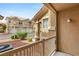 Private outdoor space with well-maintained landscaping and building views at 5855 Valley Dr # 1080, North Las Vegas, NV 89031