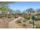 Well-maintained community pet area with dog waste station and walking path at 6153 Sea Cliff Cove St, North Las Vegas, NV 89031