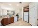 Bright and efficient kitchen with ample counter space, modern appliances, and seamless integration with adjacent living spaces at 6153 Sea Cliff Cove St, North Las Vegas, NV 89031