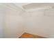 Walk-in closet with wood floors and wire shelving at 6654 Coronado Crest Ave, Las Vegas, NV 89139