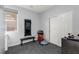 Bonus room with neutral paint and carpet, including a closet with sliding doors at 7386 Campbell Ranch Ave, Las Vegas, NV 89179