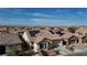 Attractive single-story home featuring solar panels, desert landscaping and mountain views at 7386 Campbell Ranch Ave, Las Vegas, NV 89179