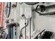 Garage with bike rack, bike and electric car charger at 7386 Campbell Ranch Ave, Las Vegas, NV 89179