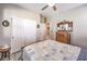 Comfortable bedroom featuring a ceiling fan, closet, and natural light at 797 Drammatico Pl, Henderson, NV 89011