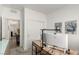 Bright office space with a modern desk, decor, and an inviting doorway at 8242 Vino Merlot Ave, Las Vegas, NV 89113