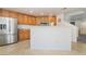 Kitchen featuring stainless steel refrigerator and generous counter space at 9785 Iron Mine St, Las Vegas, NV 89183