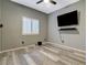 This bedroom features modern floors, and a ceiling fan at 1078 Sandstone Canyon St, Henderson, NV 89012